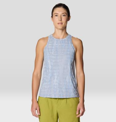 Women's Crater Lake Tank, Color: Glacial Prismatic Print, image 9