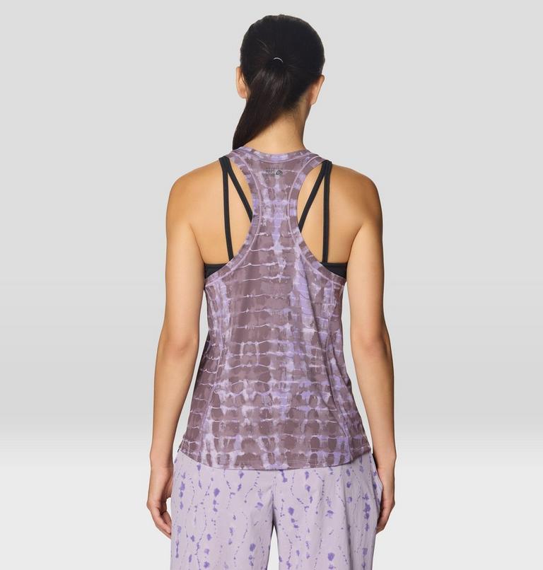 Women's Crater Lake Tank, Color: Purple Sage Prismatic Print, image 2