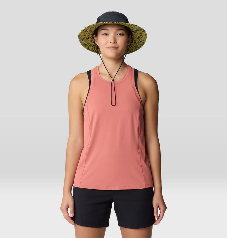 Women's Crater Lake Tank, Color: Fleurs, image 6
