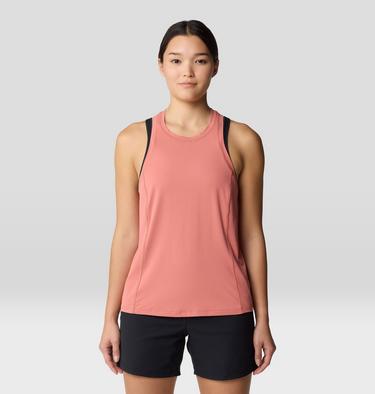 Women's Crater Lake Tank, Color: Fleurs, image 1