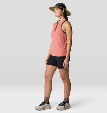 Women's Crater Lake Tank, Color: Fleurs, image 2