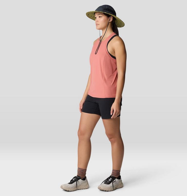 Women's Crater Lake Tank, Color: Fleurs, image 2