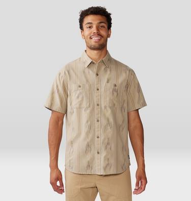 Men's Grove Hide Out Short Sleeve Shirt, Color: Badlands Ikat, image 1