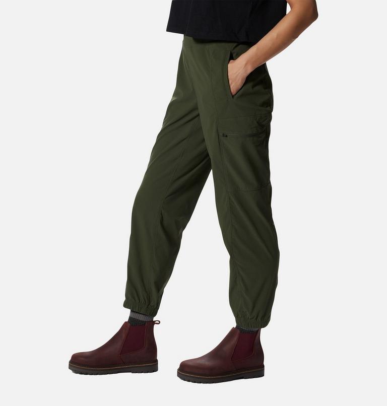 Women's Dynama High Rise Jogger, Color: Surplus Green, image 3