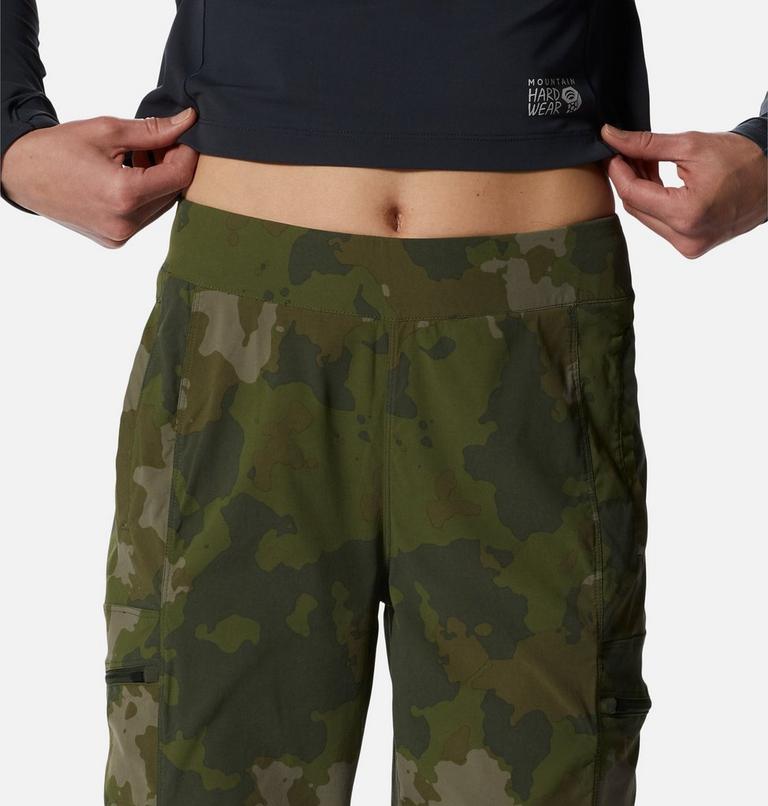 Jogging taille haute Dynama Femme, Color: Surplus Green Pines Camo, image 4