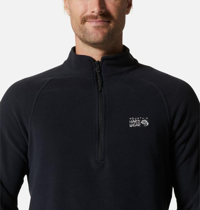 Chandail avec fermeture éclair 1/4 Polartec® Microfleece Homme, Color: Black, image 4