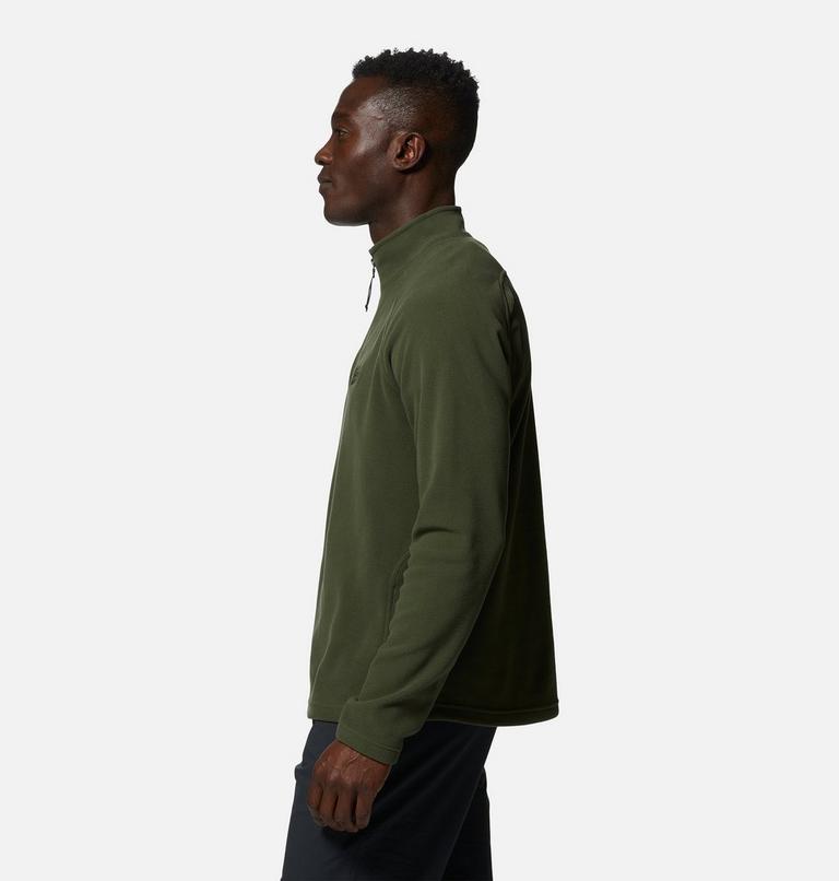 Chandail avec fermeture éclair 1/4 Polartec® Microfleece Homme, Color: Surplus Green, image 3