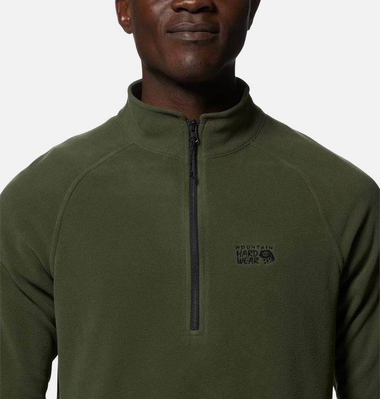 Chandail avec fermeture éclair 1/4 Polartec® Microfleece Homme, Color: Surplus Green, image 4
