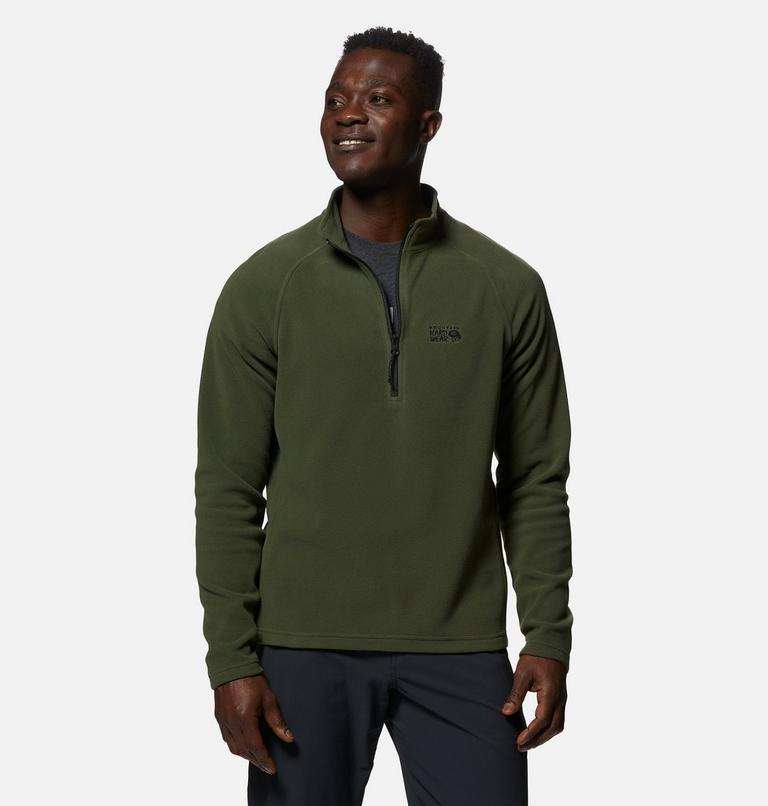 Chandail avec fermeture éclair 1/4 Polartec® Microfleece Homme, Color: Surplus Green, image 5