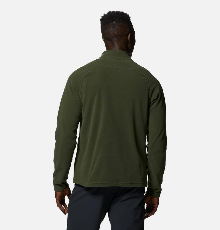 Chandail avec fermeture éclair 1/4 Polartec® Microfleece Homme, Color: Surplus Green, image 2