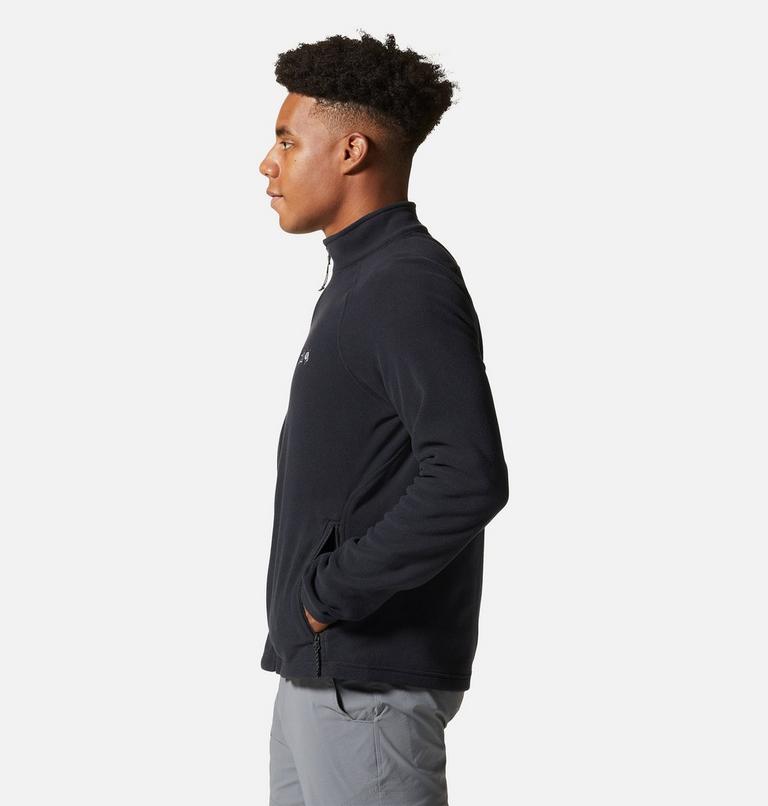 Manteau à fermeture éclair Polartec® Microfleece Homme, Color: Black, image 3