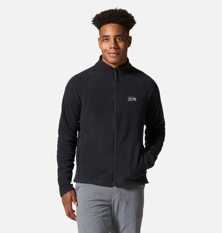 Manteau à fermeture éclair Polartec® Microfleece Homme, Color: Black, image 1
