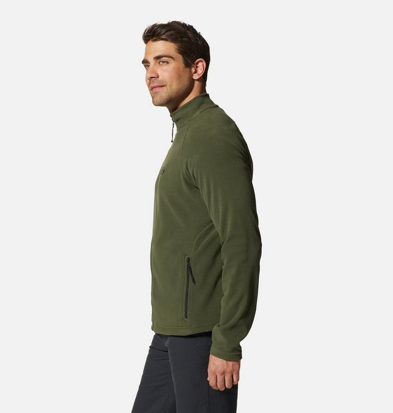 Manteau à fermeture éclair Polartec® Microfleece Homme, Color: Surplus Green, image 3