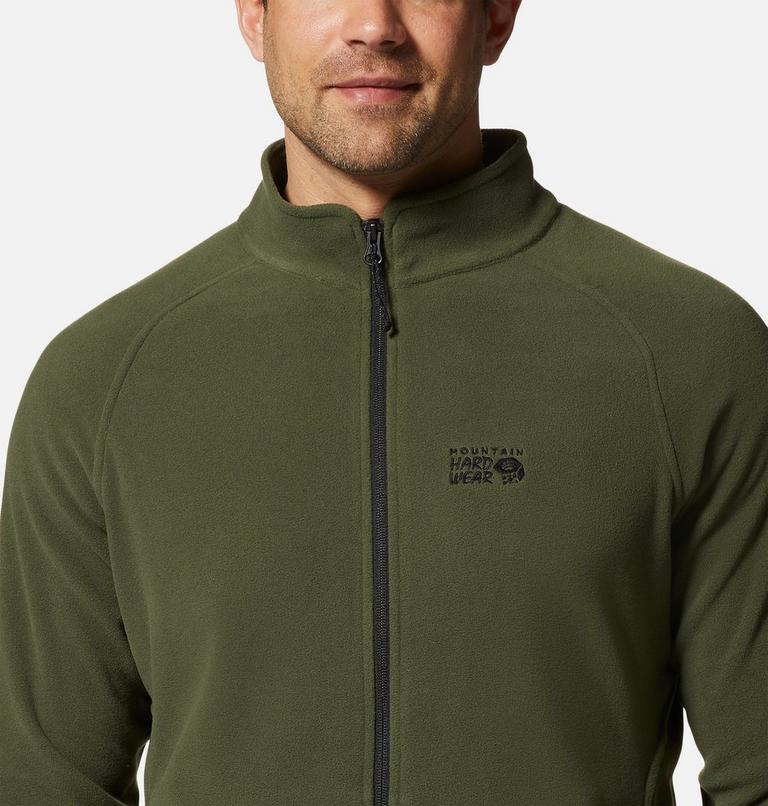 Manteau à fermeture éclair Polartec® Microfleece Homme, Color: Surplus Green, image 4