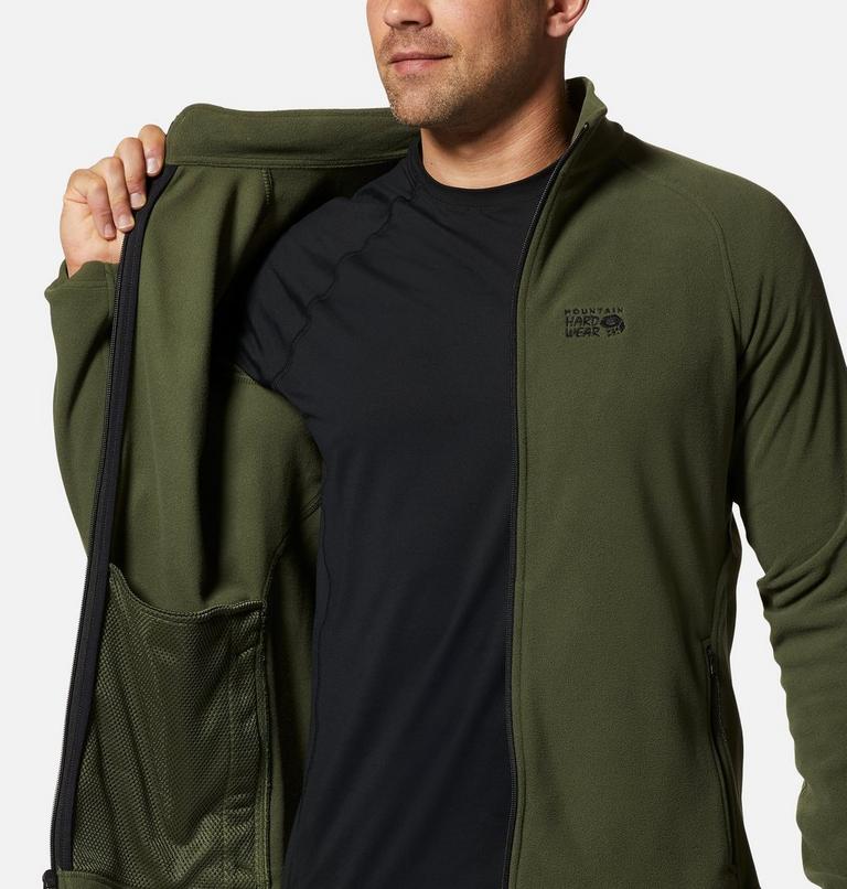 Manteau à fermeture éclair Polartec® Microfleece Homme, Color: Surplus Green, image 5