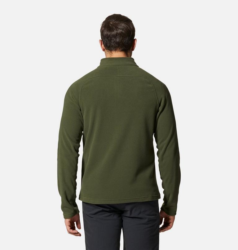 Manteau à fermeture éclair Polartec® Microfleece Homme, Color: Surplus Green, image 2
