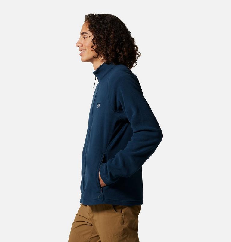 Manteau à fermeture éclair Polartec® Microfleece Homme, Color: Hardwear Navy, image 3