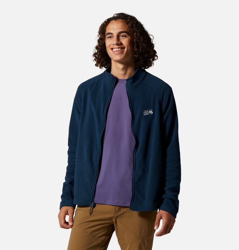 Manteau à fermeture éclair Polartec® Microfleece Homme, Color: Hardwear Navy, image 5
