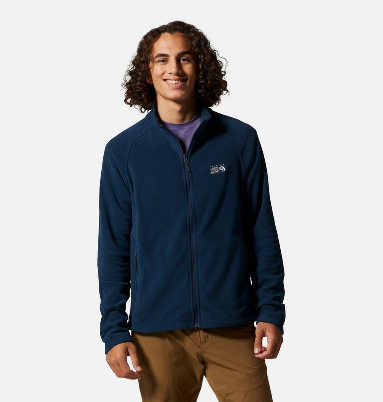 Manteau à fermeture éclair Polartec® Microfleece Homme, Color: Hardwear Navy, image 1
