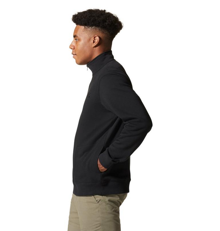 Chandail à demi-fermeture éclair MHW Logo Homme, Color: Black, image 3