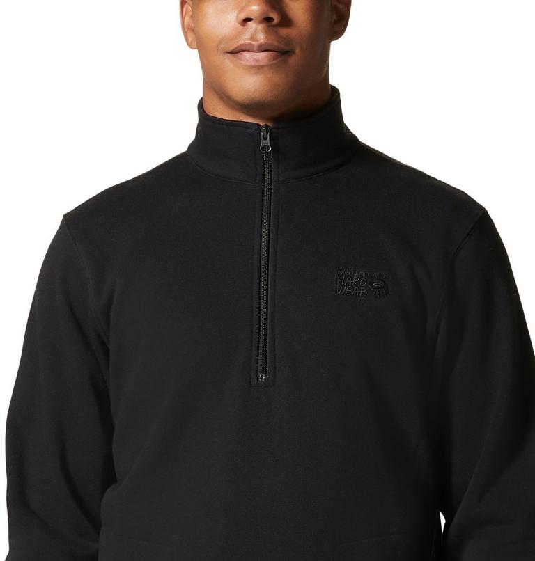 Chandail à demi-fermeture éclair MHW Logo Homme, Color: Black, image 4