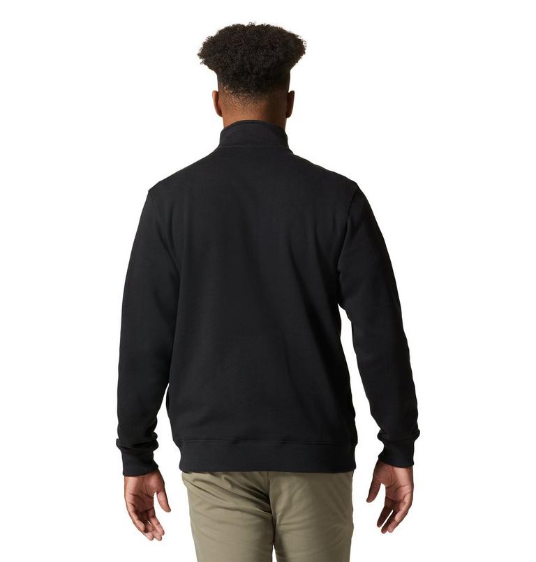 Chandail à demi-fermeture éclair MHW Logo Homme, Color: Black, image 2