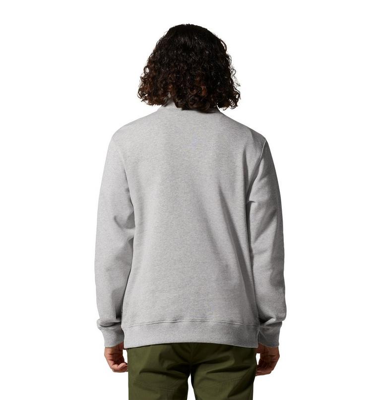 Chandail à demi-fermeture éclair MHW Logo Homme, Color: Hardwear Grey Heather, image 2