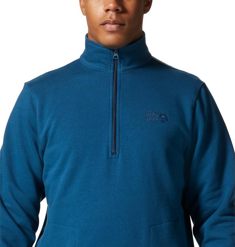 Chandail &agrave; demi-fermeture &eacute;clair MHW Logo Homme, Color: Dark Caspian, image 4