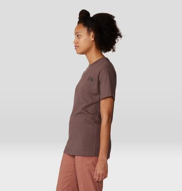 Women's MHW Logo in a Box Short Sleeve, Color: Carob, image 15