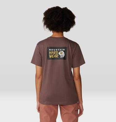 Women's MHW Logo in a Box Short Sleeve, Color: Carob, image 14