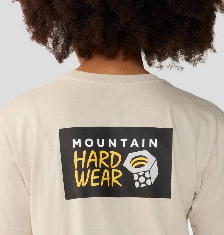 Women's MHW Logo in a Box Short Sleeve, Color: Wild Oyster, image 5
