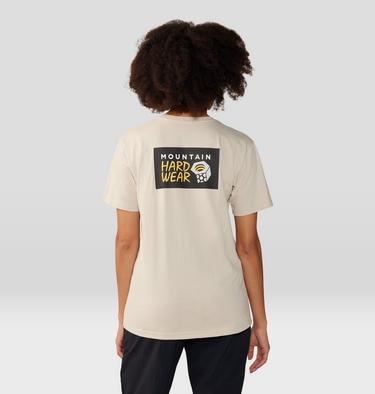 Women's MHW Logo in a Box Short Sleeve, Color: Wild Oyster, image 14