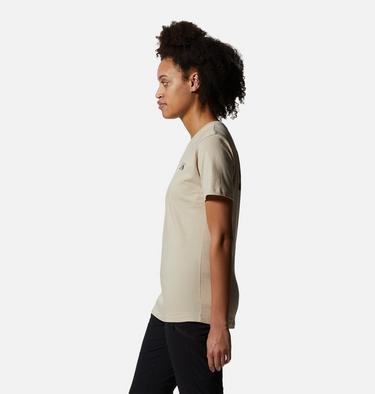 Women's MHW Logo in a Box Short Sleeve, Color: Wild Oyster, image 3