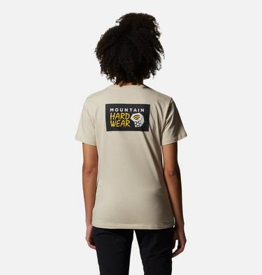 Women's MHW Logo in a Box Short Sleeve, Color: Wild Oyster, image 2