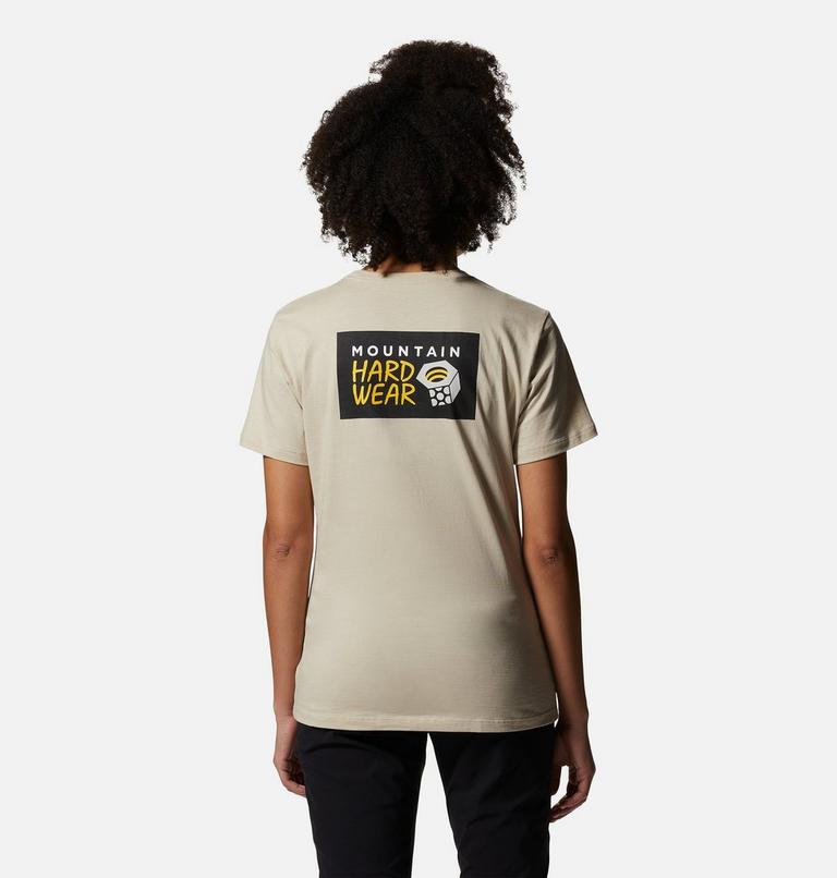 T-shirt à manches courtes MHW Logo in a Box Femme, Color: Wild Oyster, image 2