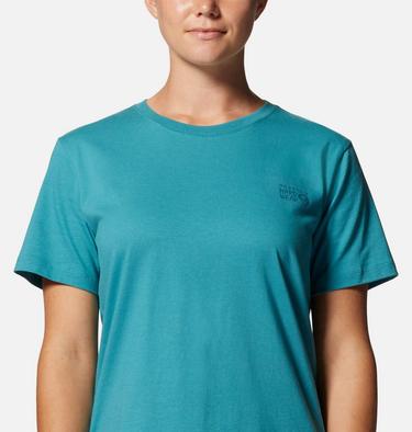 Women's MHW Logo in a Box Short Sleeve, Color: Palisades, image 8