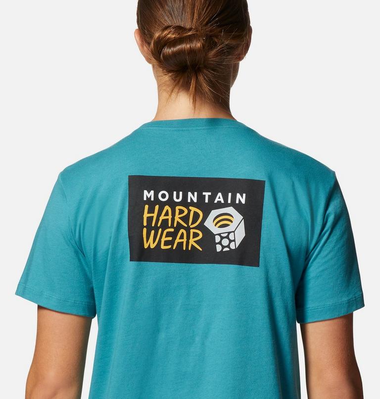 Women's MHW Logo in a Box Short Sleeve, Color: Palisades, image 5