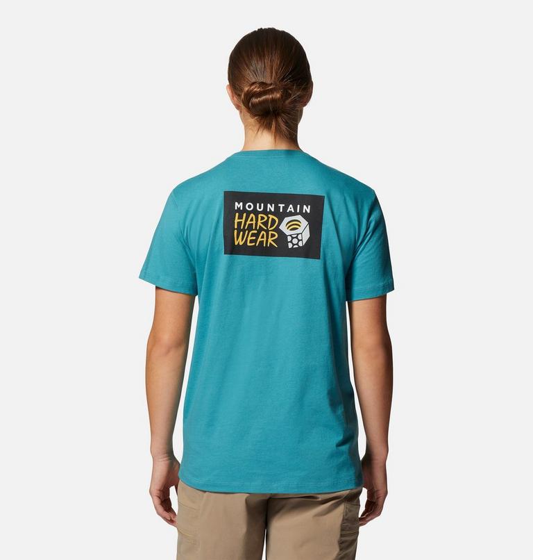 Women's MHW Logo in a Box Short Sleeve, Color: Palisades, image 2