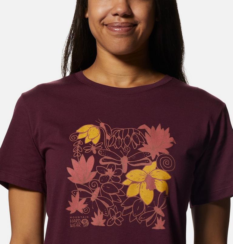Women's MHW Logo in a Box Short Sleeve, Color: Cocoa Red, image 4