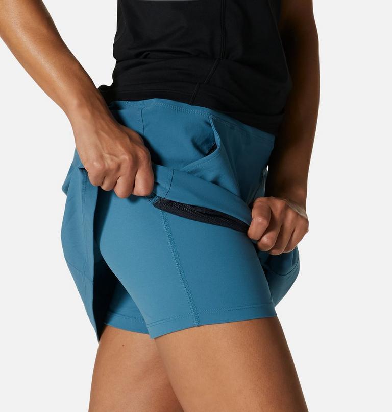 Women's Dynama Skort, Color: Caspian, image 6