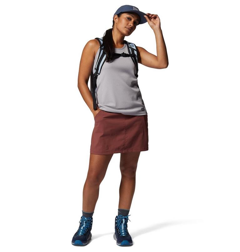 Women's Dynama Skort, Color: Clay Earth, image 5