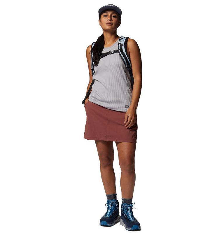 Women's Dynama Skort, Color: Clay Earth, image 6