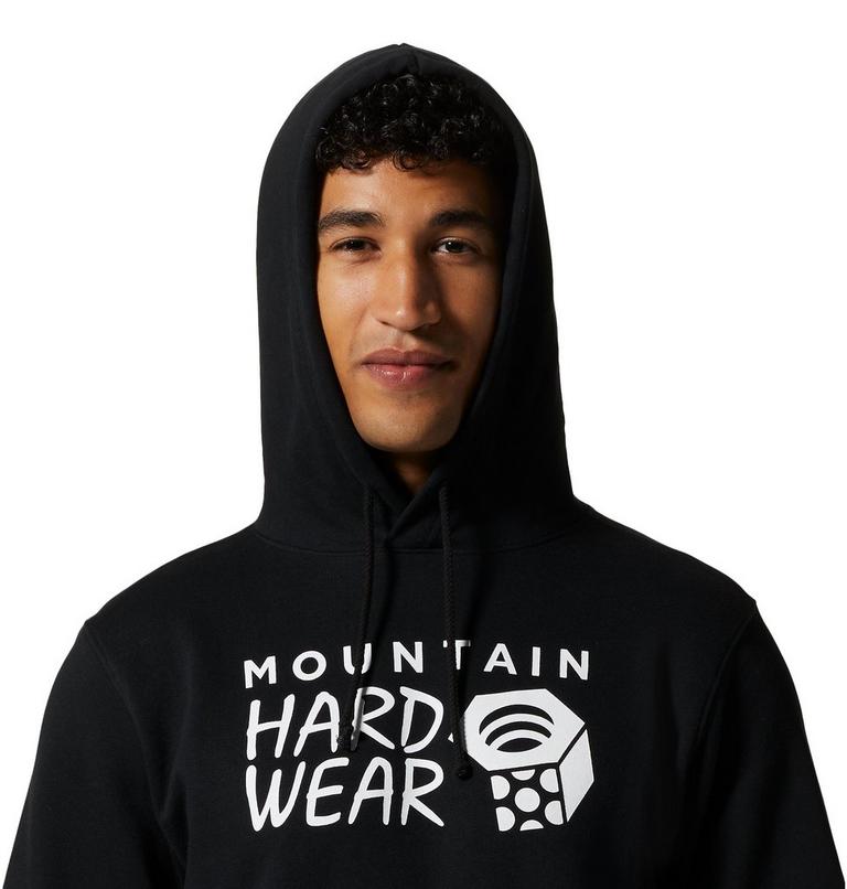 MHW Logo Pullover Hoody | 010 | L, Color: Black, image 4