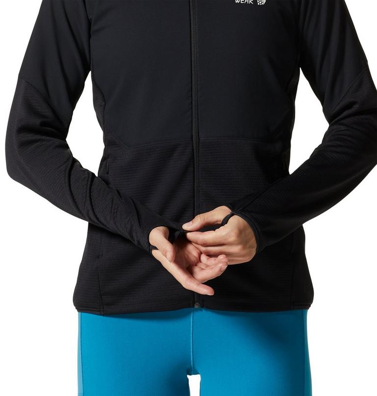 Women's Stratus Range Full Zip Hoody, Color: Black, image 5