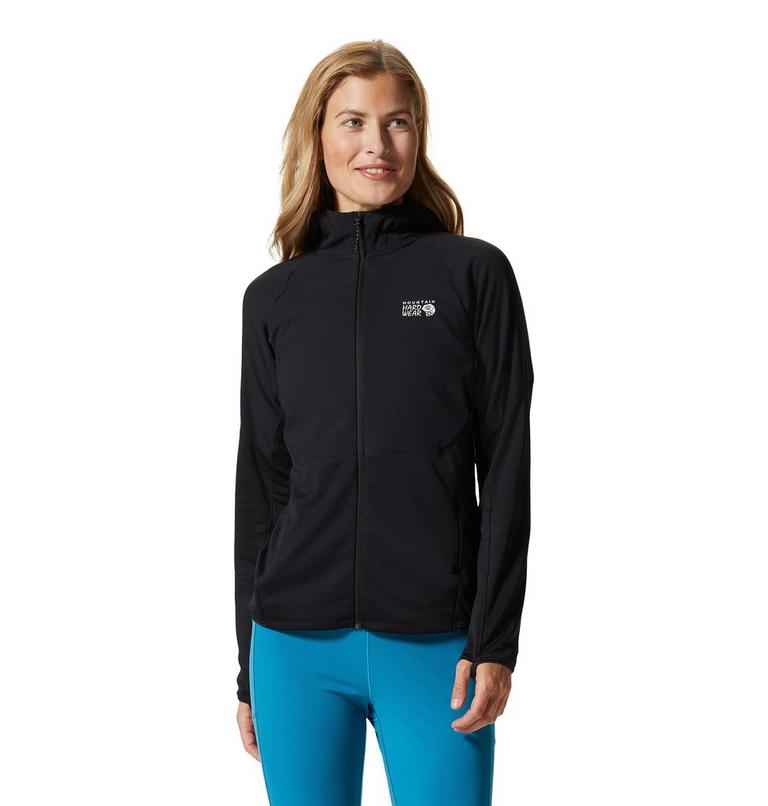 Women's Stratus Range Full Zip Hoody, Color: Black, image 1