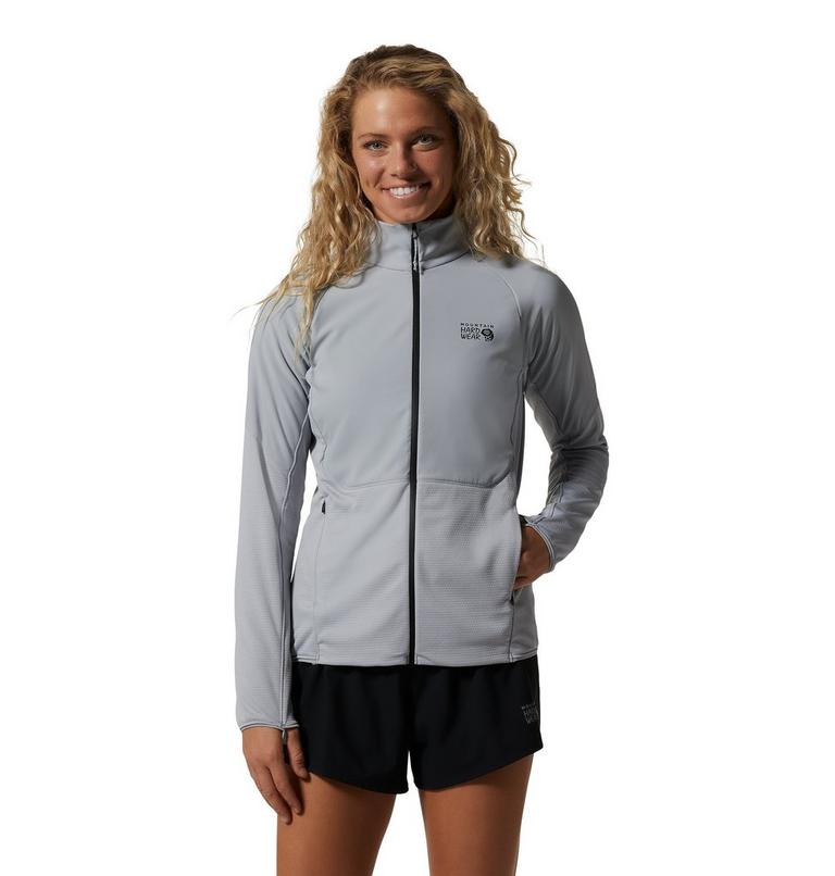 Women's Stratus Range Full Zip, Color: Glacial, image 1