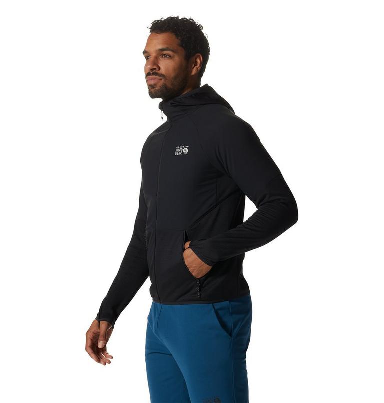 Manteau à capuchon Stratus Range Homme, Color: Black, image 3