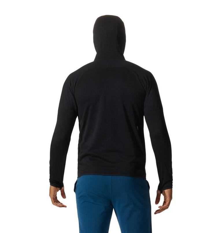 Manteau à capuchon Stratus Range Homme, Color: Black, image 2