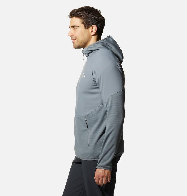 Manteau à capuchon Stratus Range Homme, Color: Foil Grey, image 3