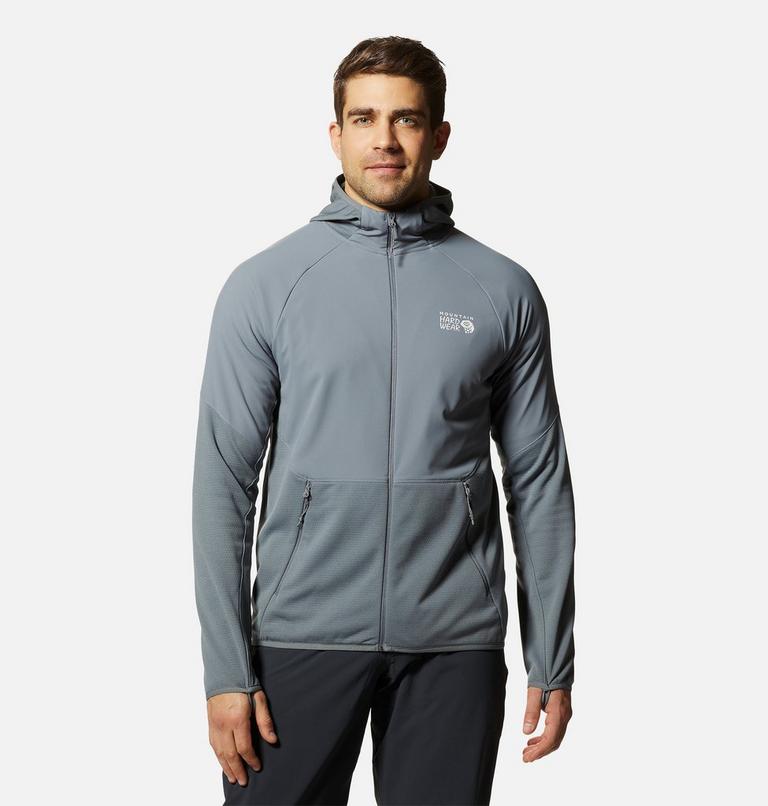 Manteau à capuchon Stratus Range Homme, Color: Foil Grey, image 1